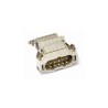 Insert HE AV, Raccordement à vis, mâle, 10 pin, 16A, Polycarbonate, 10B 